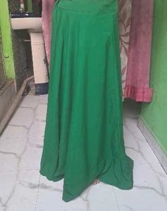 Elegant Green Ethnic Skirt