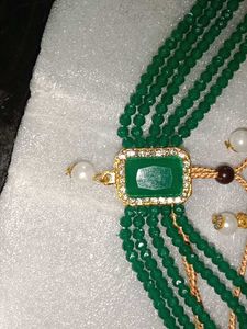 Green Colour Necklace