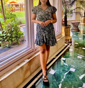 Floral Print Mini Dress