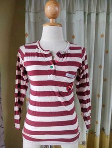 Striped Long Sleeve Top