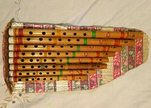 BAMBOO FLUTE Set Of 8 Pieces