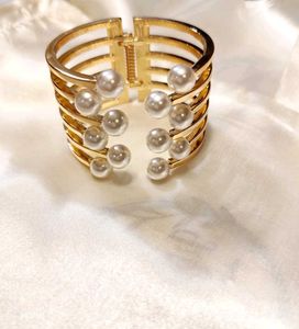Combo Black Velvet Red + Pearl Bracelet