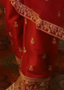 Red Embroidered Salwar Kameez