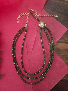 Green Beaded Necklace