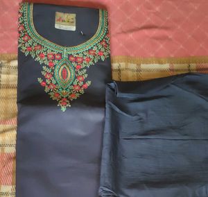 Navy Blue Unstitched Suit