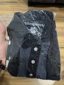 Mens polo tshirt black and grey colour