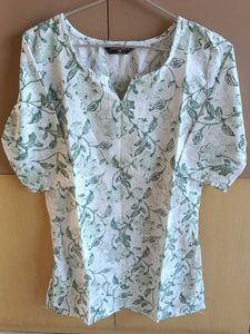 Breezy Green Tunic Top