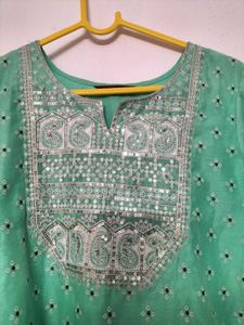 Elegant Mint Green Kurta