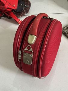 Red Fabric Pouch