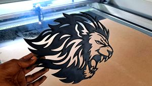 Lion  Wall Hanging Art Decor Room Photo Frame