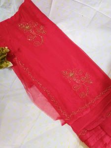unstitched blouse Embroidered Dupatta