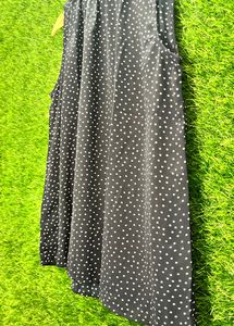 Polka Dot Navy Top