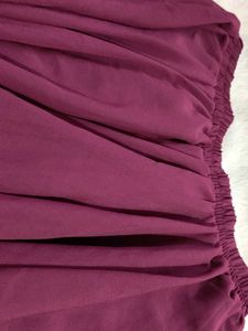 Burgundy Sharara