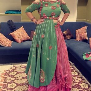 Beautiful Hand Work Indo Western