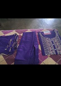 Purple Embroidered Salwar Kameez