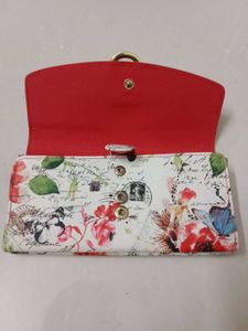 Floral &amp; Butterfly Print Wallet