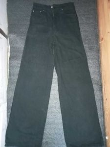 Wide Leg Black Jeans