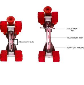 Retro Red Roller Skates