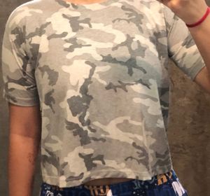 Camouflage Print Tee