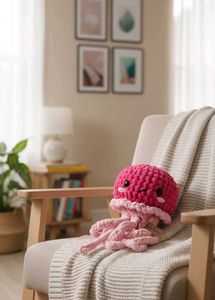 Crochet Jellyfish Plush Toy