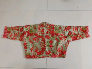 Saree With Designer Blouse