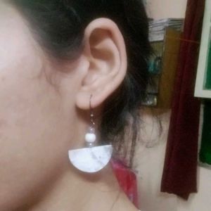 half moon shaped earrings