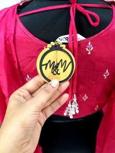 Hot Pink Indo western stylish set