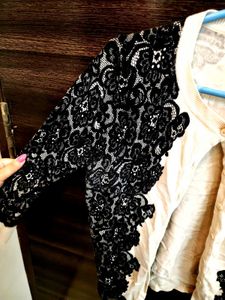 Lace Trim Cardigan