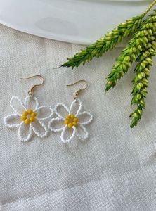Cute Pinteresty Flower Earrings