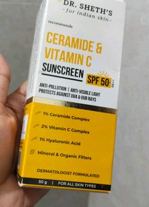 Dr. Sheth's Sunscreen SPF 50