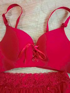 Hot Red Sexy  Lingerie Set