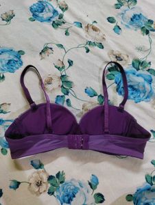 Purple Bra &amp; Lace Panty Set