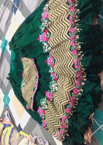 Elegant Mehndi Lehenga Choli with Dupatta