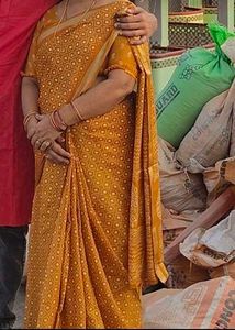 Elegant Yellow Saree