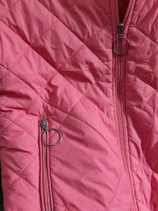 Pink Quilted Jacket