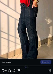Flare Low Waise Leg Jeans
