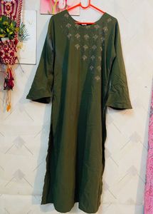 Green Long Kurti