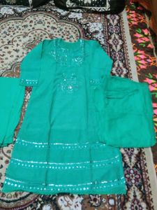 Green Kurta Set