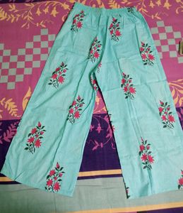 Beautiful Cotton Palazzo -(Waist 28-32)