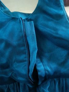 Elegant Blue Girls' Party Dress