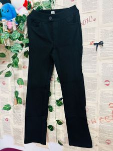Black Straight Leg Pants