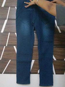 Ripped Dark Blue Jeans