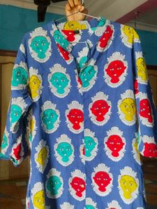 Printed Cotton Slub Kurti💗