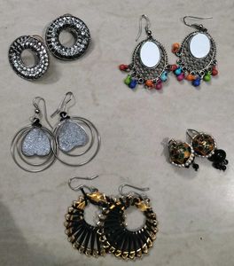 Bundle of 5 Preloved Earrings