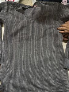 Striped Thermal Top
