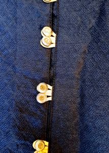 Royal blue kurta pajama set – size 36, perfect for