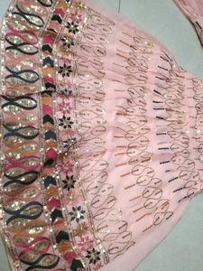 Pink Embellished Party Dress