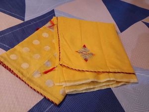 Pure Cotton Saree( Completely NEW) With  Blouse