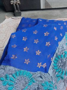 Beautiful Double Shed Saree For Party And Wedding