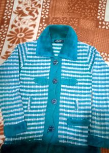 Striped Knit Cardigan